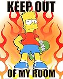 The Simpsons Keep Out Of My Room Bart Simpson TV Poster Print Mini Poster 16 x 20in