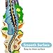 Fantasy Fields - Dinosaur Kingdom Thematic Kids Wooden Growth Chart | Imagination Inspiring Hand Painted Details | Non-Toxic, Lead Free Water-based Paint