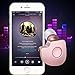 Bluetooth Earbud In Ear with Microphone for Hands-Free Calls (Pink-Golden)