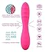 HoozGee Vibrator Sex Toys 7 Vibrating Mode Settings Stimulate Clitoris Vagina U A Point G-spot with 40℃ Constant Temperature Heating Function (Pink)