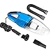 Car Vacuum Cleaner High Power Suction Portable Mini Wet&Dry Handheld with LED Light 2-in-1 Auto Vehicle Hand Vac Pet Hair Remover 120W 4000PA 15FT(4.5M) Power Cord HEPA Filters Ciga DC 12V