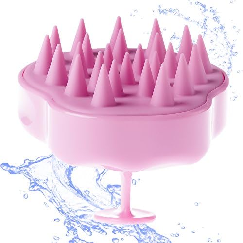 Scalp Brush- Scalp Massager Hair Shampoo Brush - Best For Hair Growth And Shampooing - Anti-dandruff Beauty Product - Makes A Great Gift - Pink