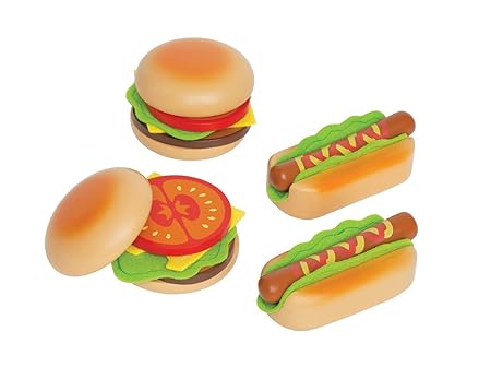 Hape E3112 - Hamburger und Hotdogs
