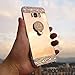 Galaxy J6 2018 Mirror Case for Women, DMaos Sparkly Diamond with Ring Kickstand Soft Cover, Cute for Samsung Ultra Thin Case with Stand Holder, Colorful Rhinestone Slim (J6 2018, Rose Gold)