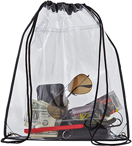 Holloway Sportswear Carrier Clear Drawstring Backpack Bag. 229010