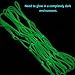 LightTheBo Basketball Net Glow in The Dark Nylon Basketball Net Portable Outdoor Sun Powered Sports Basketball Hoop Net (1Pack)