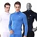 Mock Turtleneck Men Shirts Tops Base Layer Compression Long Sleeve T Shirts LO