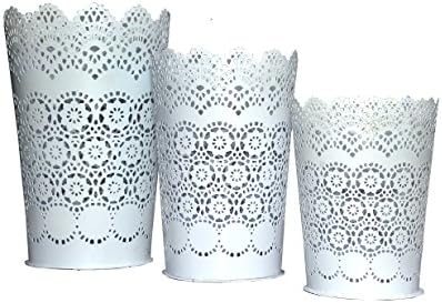 Tealight Candle Holder by Dinazah - Matt White Finish - Ideal Gift for votive gardens, tealight, weddings, spa, Reiki