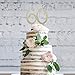 60 GOLD Cake Topper | Premium Sparkly Crystal Diamond Rhinestone Gems | 60th Birthday or Anniversary Party Decoration Ideas | Perfect Keepsake (60 Gold)
