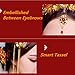 BININBOX Vintage Wedding Hair Retro Chinese Style With Bead For Women Bridal Bridesmaids Headpiece Head Band Accessorie (A)