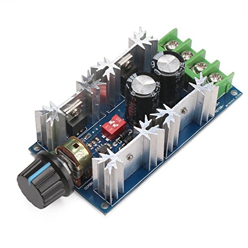 PWM Motor Controller 30A, DROK DC 10-50V 12V 24V 36V 48V Motor Driver Control 1000W PWM Stepless Motor Speed Regulator Module 240Hz 2.2kHz 22kHz Adjustable Frequency Regulation
