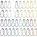 Biubee 1000 Pcs 20 Colors Bulb Gourd Pins- Metal Calabash Safety Pins Pear Shaped Pins for Knitting Stitch Markers, Sewing Clothing DIY Craft Making