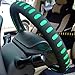 Raysell Automotive Steering Wheel Cover - Soft & Breathable EVA Foam Cover Fit for Car Steering Wheel with 38cm/15 Diameter (Green)