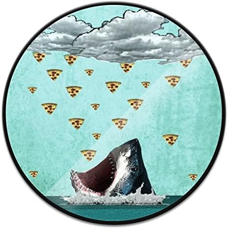 Expanding Stand and Grip for Smartphones and Tablets, Multi-Function Mounts and Holder, Pop Mount Holder Socket for Cell Phones - Pizza Rain For Shark Black