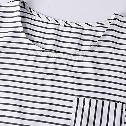 5 Stripped+Dresses+Half+Sleeved+Striped+Stitching