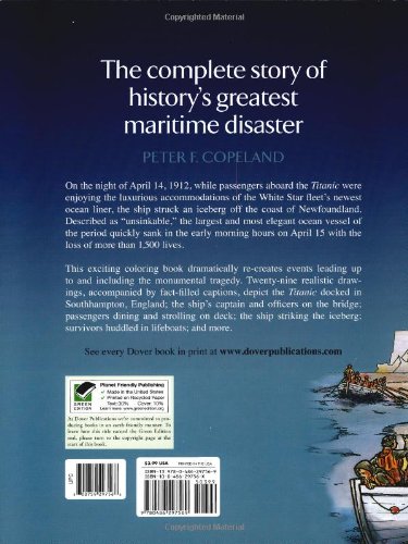 Download Peter F Copeland The Titanic Coloring Book Dover History Coloring Book Epub Download Zoebyu S Blog
