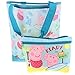 Peppa Pig Girl's Mesh Beach Tote with Removable Insulated Pouch (One Size, Blue)