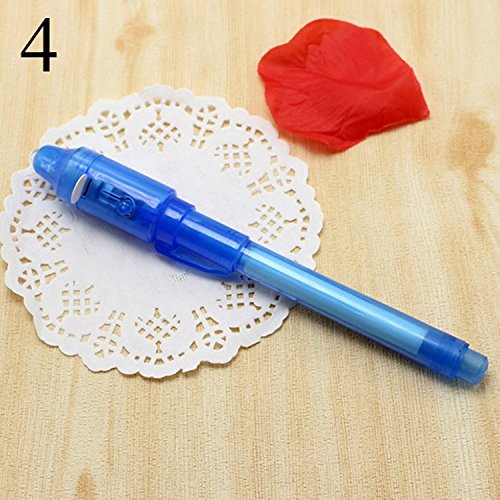 image for IzHotta Invisible Ink Pen spy Massage uv Light Secret Message Security