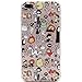 iPhone 8 Plus Case, iPhone 7 Plus Case, MC Fashion [Ultra Slim] Japanese Cartoon Pattern Transparent Soft TPU Protective Cover Case for iPhone 7 Plus/iPhone 8 Plus (Cartoon Characters)