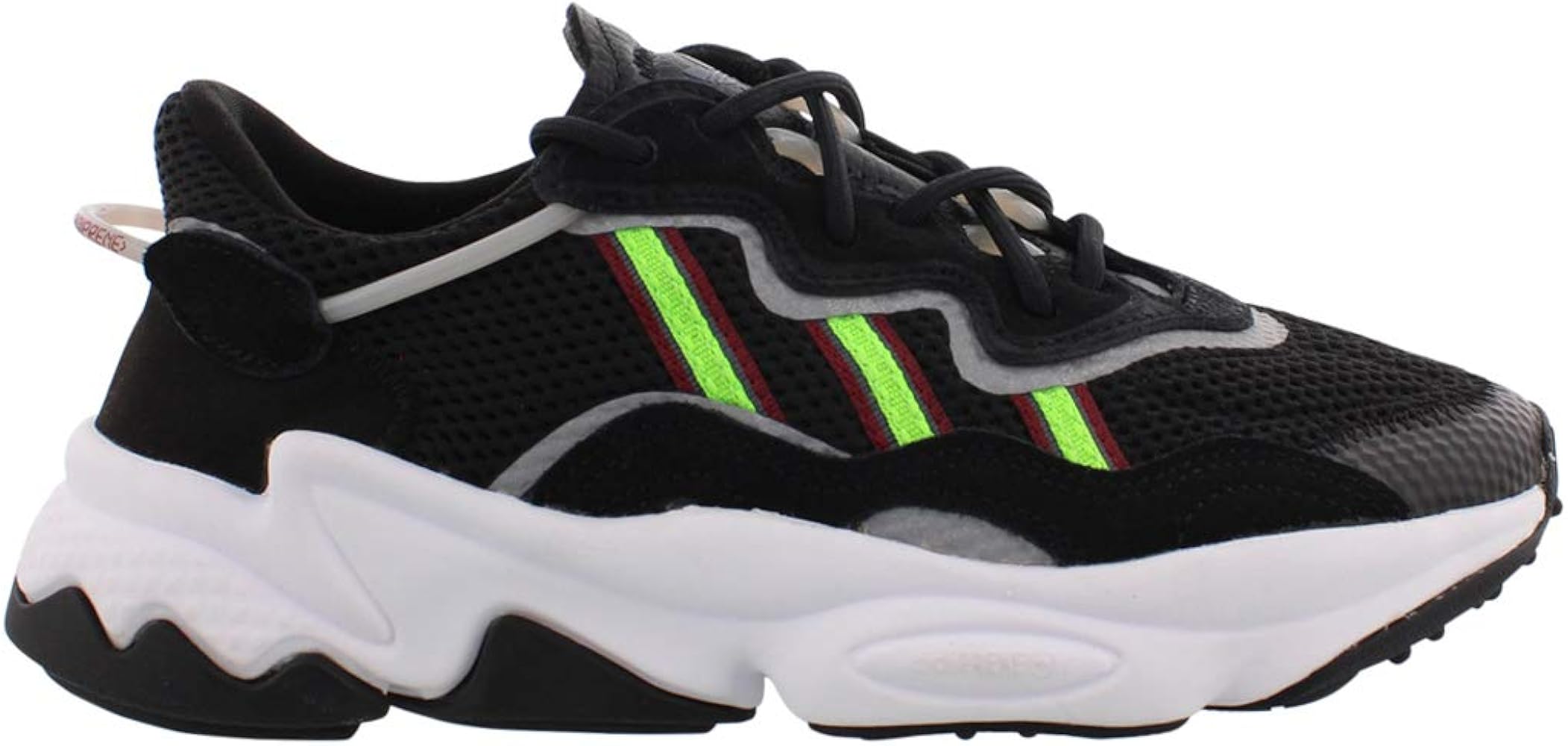 adidas ozweego white solar green