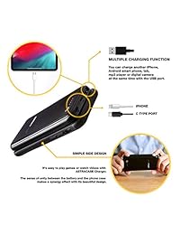 ASTRACASE   Carcasa magnética para iPhone X Max X XR XS 8 8 Plus Galaxy S9 Plus S9 S8 Plus S7 Edge S7 Note 8 y 9, batería de 5000 mAh y funda ultrafina para teléfono móvil