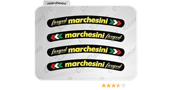Adhesivos Ruedas Marchesini Forged Negro Amarillo: Amazon.es ...