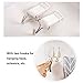 Shiaon Wall Hanging Closet Organizer 7 Pockets Multipurpose Door Storage Bag with 2 Hooks - Space Saver Storage Case Linen Cotton Fabric Grey