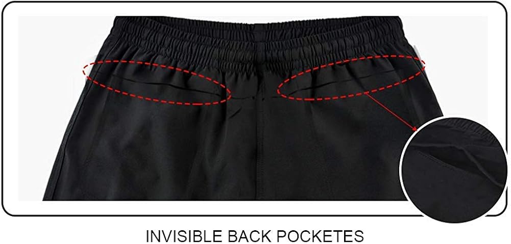Clothin Men's Elastic-Waist Drawstring Pants for Sport Exercise Travel, Quick-Dry, Stretchy : Clothing