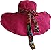 Women Summer Beach Hat Ladies Bohemia Sun Hat Large Brim Anti-UV hat, Fuchsia
