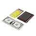 amelleon Men's RFID Blocking Leather Wallet with Money Clip - Front Pocket Bifold Wallet With USD Money Clip (brown)
