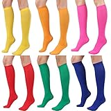 Women's Fashion Semi Opaque Knee High Trouser Sock 3pair / 6pair