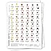 DANIEL SMITH 001900482 Watercolor 238 Dot Color Chart