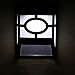 Exlight Smart Outdoor Solar Light, Intelligent Light Sensor, Warm White Night Light with Built-in Battery (Set of 2)