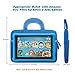 MoKo 7-8 Inch Kid Sleeve for Amazon Tablet, Neoprene Case Bag Fits Fire HD 8, Fire 7 Tablet, Fire 7 Kids Edition 2019/2017, Kindle E-Reader, Kindle Oasis 2017, Boogie Board Jot 8.5 - Indigo
