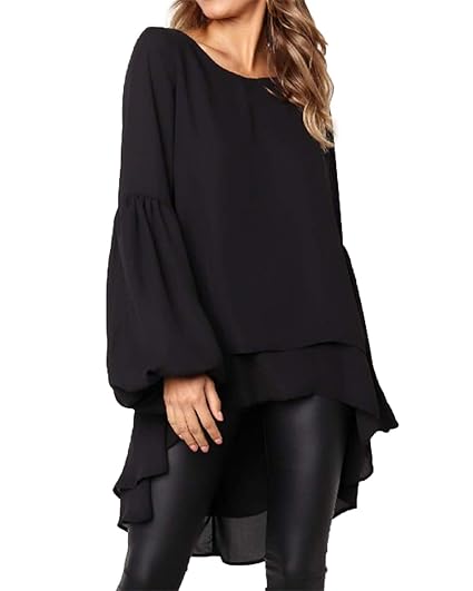 amazon high low blouses