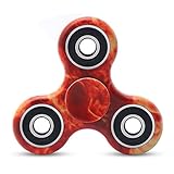 Cppslee Hands Fidget Spinner Toy Stress Reducer- Perfect For ADD, ADHD, Anxiety, and Autism Adult Children (#5 Red flame)