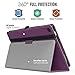 MoKo Case for Fire HD 8 2016 Tablet - Slim Folding Stand Cover with Auto Wake / Sleep for Amazon Fire HD 8 (Previous 6th Generation - 2016 Release ONLY), PURPLE