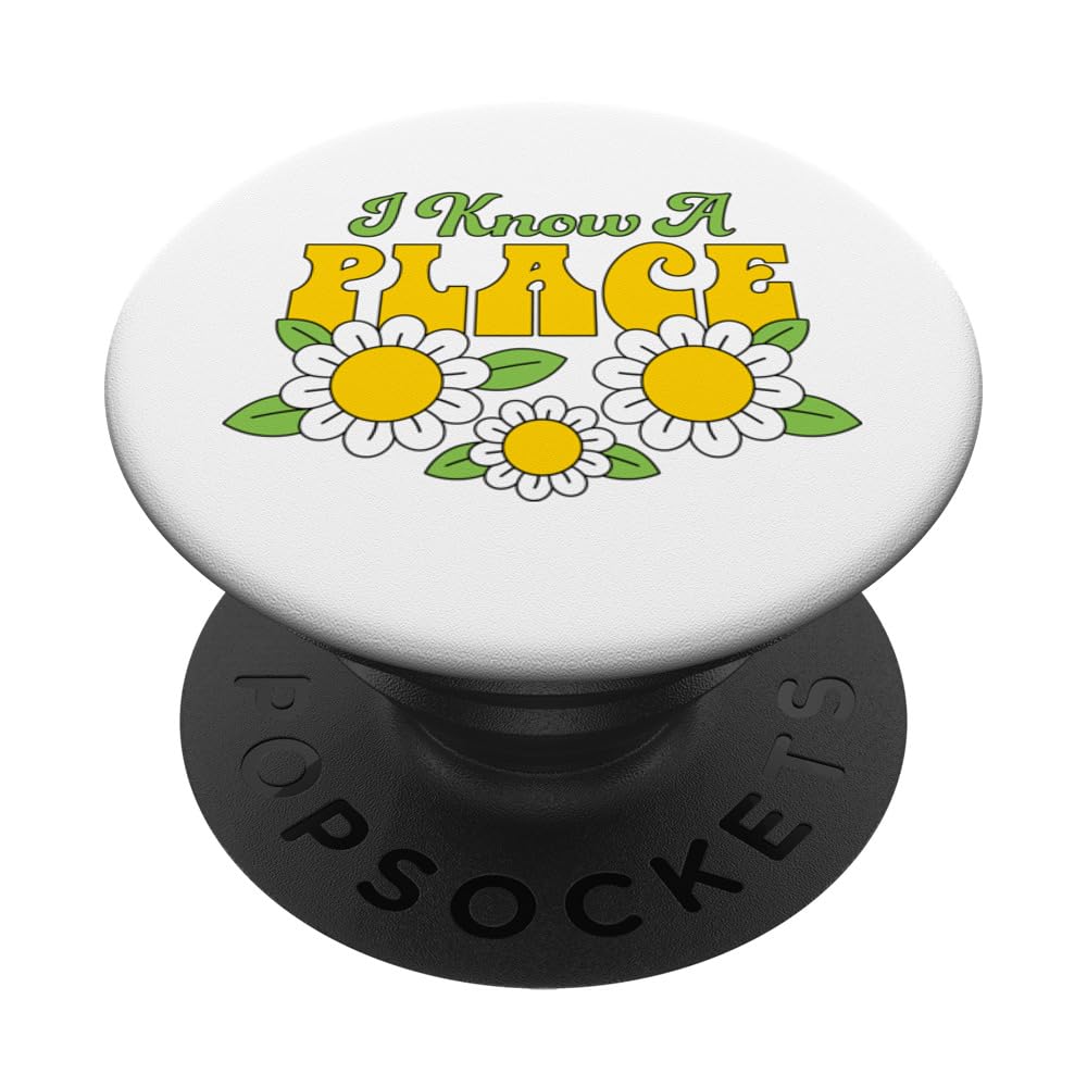 I Know A Place Flowers PopSockets Swappable PopGrip