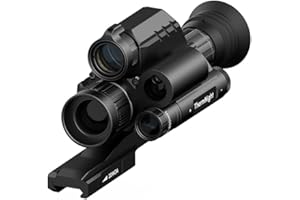 DNT Optics TNC225R ThermNight Thermal & Night Vision Multispectral Scope with Laser Rangefinder and Ballistic Calculator