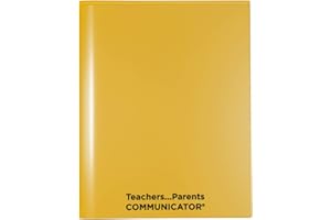 NICKY'S FOLDERS Nicky's Folder® English Communicator, Parent-Teacher Folder, Patented Tear-Resistant, Flexible Plastic, 2 Inside Pockets, 2 Exterior Sleeves, Letter Size Paper, Single Color (24 Pack) (Yellow)