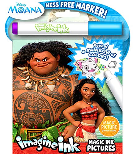 Disney Moana Coloring & Activity Book with Moana Stickers, Imagine Ink ...
