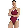 ARENA Women's Icons Solid Sports Swimsuit Super Fly Back Racing Training Competitive Swim Bathing Suit Athletic Swimwear