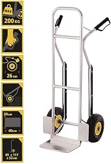 Stanley Aluminium Hand Truck 200kg SXWTC-HT525 Silver with Pneumatic Wheels view 6