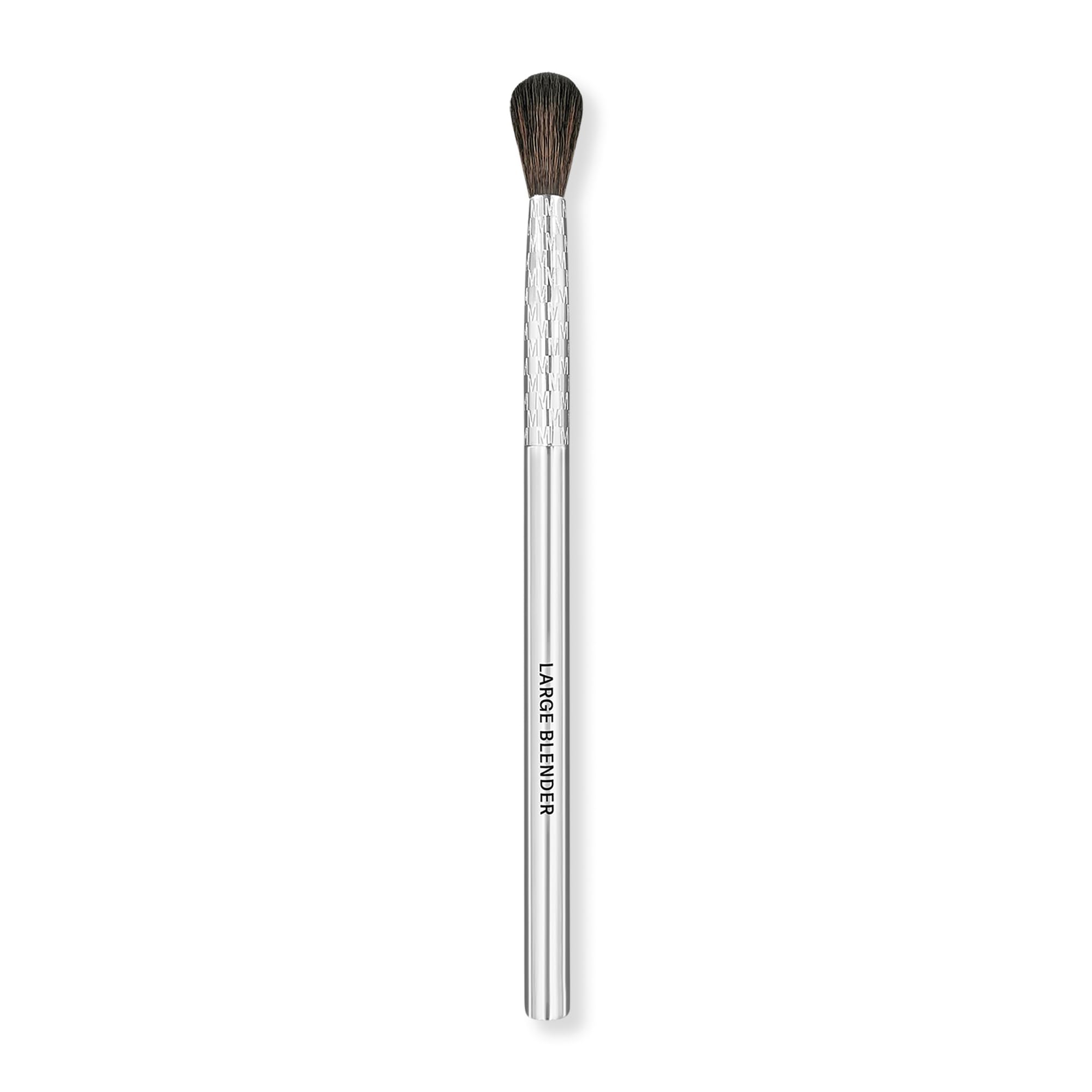 MESAUDA e01 Large Blender Brush - Synthetic, Silver Handle - Eyeshadow Blending Brush
