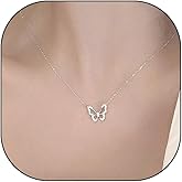 Rrdaily Butterfly Pendant Necklaces for Women, Dainty 14k Gold Cubic Zirconia Bowknot Chain Necklaces, Trendy Sweet Statement Choker Jewelry Gifts