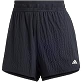 adidas Womens Pacer Training 3-Stripes Woven High-Rise Shorts