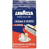 Lavazza Crema e Gusto Ground Coffee Blend, Espresso Dark Roast, 8.8-Ounce Bags (Pack of 4)