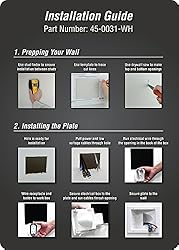 DATA COMM Electronic 45-0031-WH Recessed Low