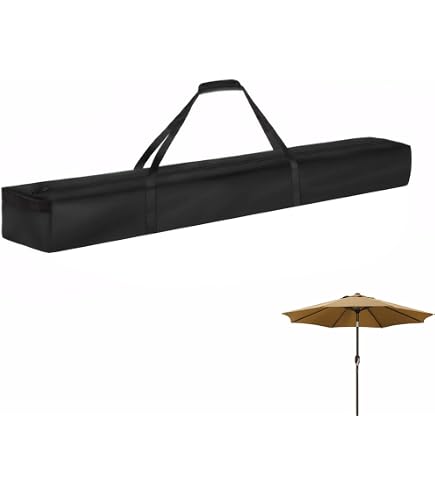 84 patio umbrella storage and carrying bag Amazon.com : Heavy Duty Patio Umbrella Storage Bag Waterproof, 67”X8”X8”  Portable Outdoor Umbrella Carrying Bag with Durable Zippers for Poolside  Deck Table Cantilever Umbrella, Black : Patio, Lawn & Garden