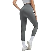 SEASUM Womens Cuttable High Waisted Workout Leggings - Buttery Soft Peachlift Gym Yoga Pants for Women
